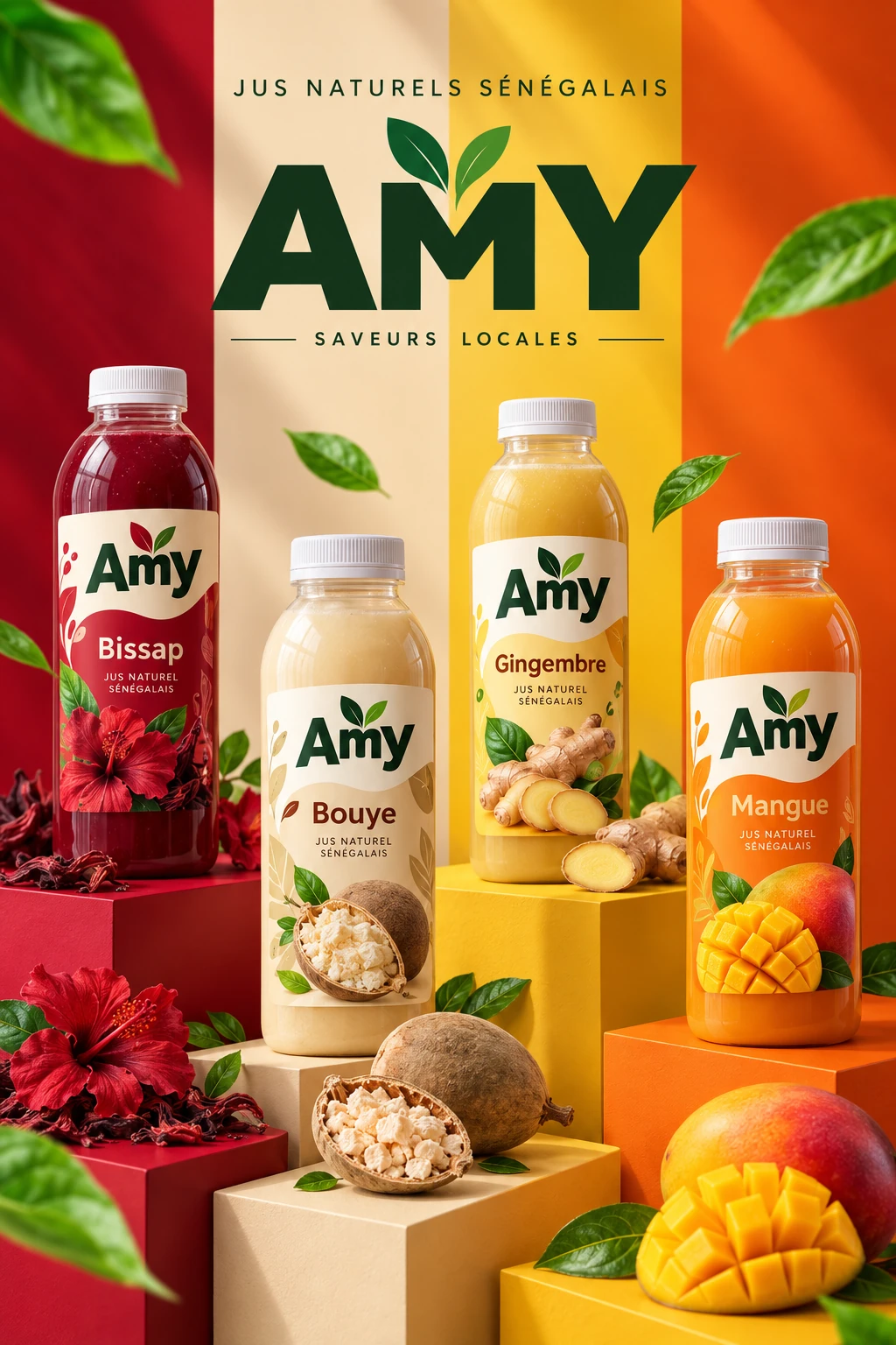 AMY — gamme de jus naturels sénégalais