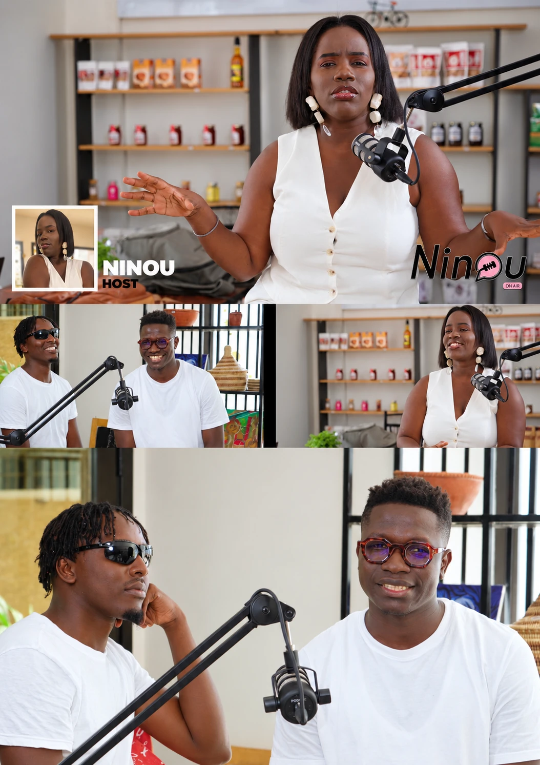 Ninou On Air — host et invités