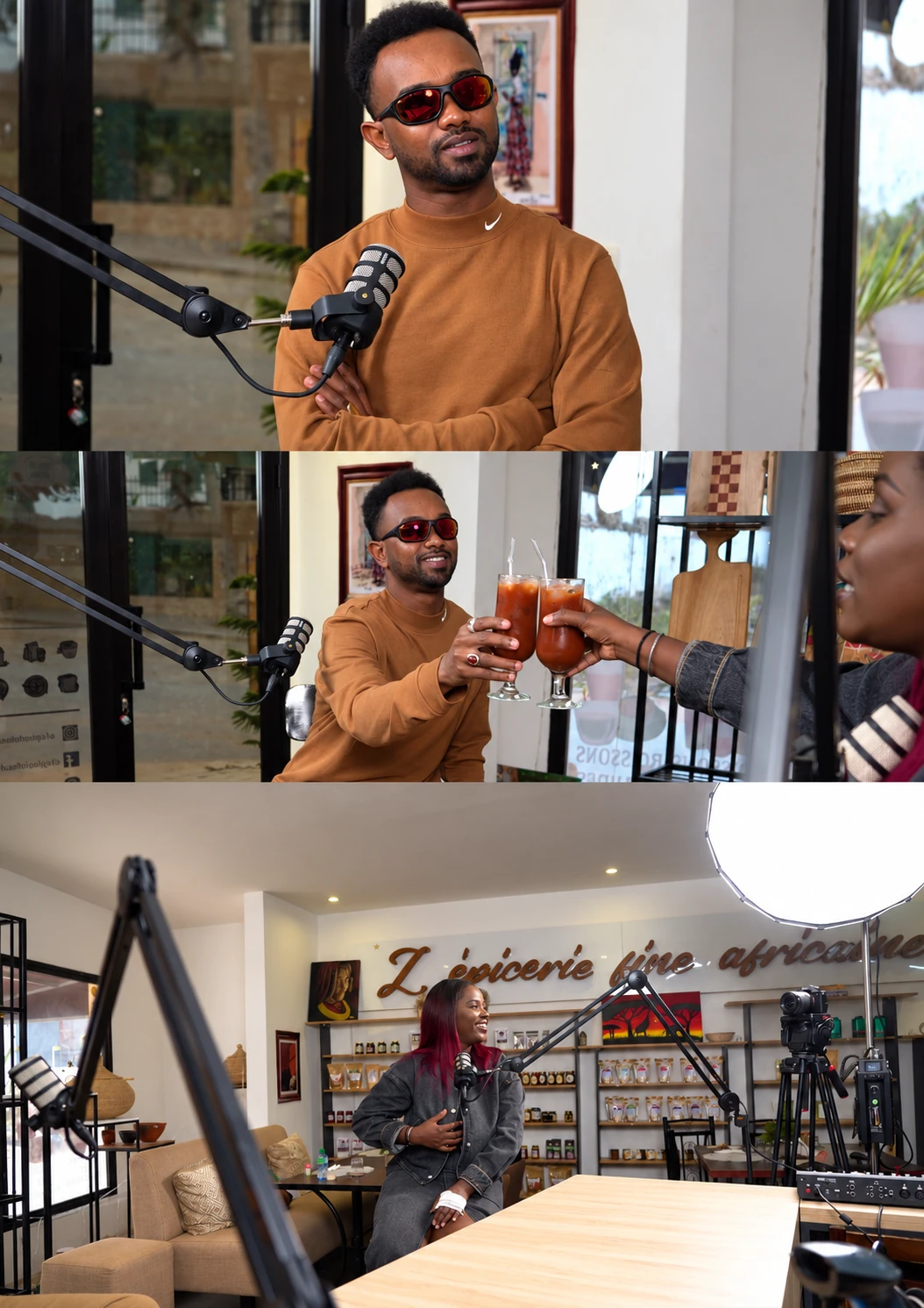 Ninou On Air — ambiance plateau